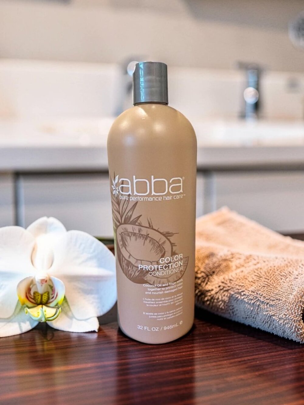 Abba Color Protection Coconut Oil Sage Work Conditioner 33.8 oz